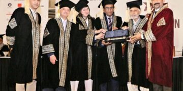 Danish Aman confer Doctorate of Philosophy degree