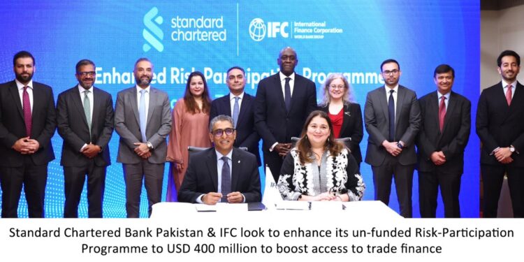 Standard Chartered Bank Pakistan & IFC look to enhance its un-funded Risk- Participation Programme to USD 400 million to boost access to trade finance