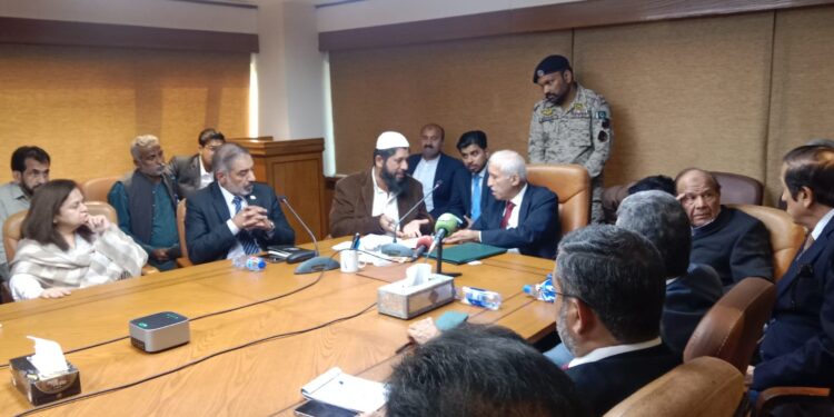 FEDERAL MINISTER OF MARITIME AFFAIRS, MR. QAISER AHMED SHEIKH,