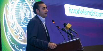 Pakistan People’s Party Chairman Bilawal Bhutto Zardari inaugurated the “I Work for Sindh dot com” app,