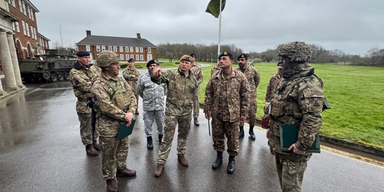 General Syed Asim Munir, NI (M), Chief of Army Staff (COAS) on the invitation of General Roland Walker, CGS UK Army had a field visit to Warminster and Larkhill Garrisons