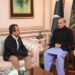 Federal Minister for Power Sardar Awais Ahmed Leghari calls on Prime Minister Muhammad Shehbaz Sharif