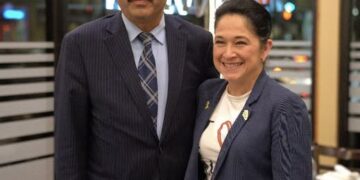  Consul General Tariq Karim was delighted to meet Illinois Comptroller Susana Mendoza at a community event and discuss issues of mutual interest,