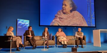 Ambassador Saqlain Syedah was among the panelists at a discussion, in Water Conference held at ISH Messe Frankfurt,