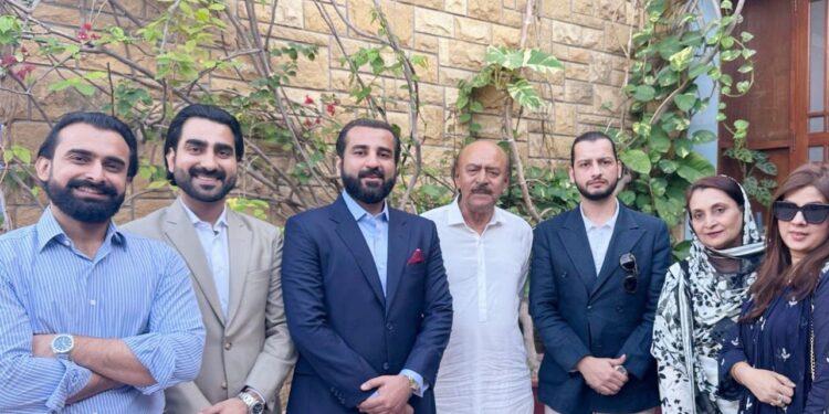 Spokespersons of Government of Sindh Meet Senior PPP Leader Nisar Ahmad Khuhro at Zardari House Karachi