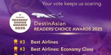 Thai Airways ranking top five multiple awards