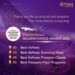 Thai Airways ranking top five multiple awards