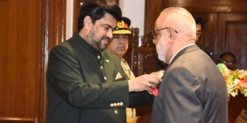 Rear Admiral (Retd) Tanveer Ahmed SI(M) Recipient of the Tamgha-i-Imtiaz