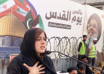 Government of Sindh Expresses Solidarity with the Palestinian People – Spokesperson Syeda Tehseen Abidi’s Address at the Rally