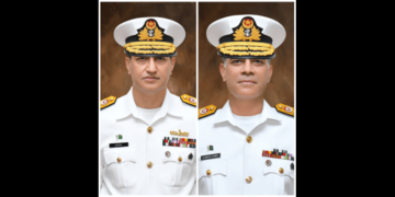 Commodore Kamran Khan and Kashif Munir promoted to Rear Admiral rank in PN