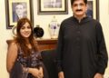 Government of Sindh,Spokesperson Syeda Tehseen Abidi Meets Chief Minister Murad Ali Shah for Eid Greetings
