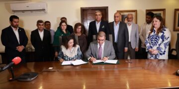 MOU SIGNING CEREMONY BETWEEN HUM TV NETWORK AND SAHIL WELFARE ASSOCIATION