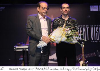 French artist Clément Visage’s Hypnotic Electro Pop Musical Concert enthralled the Audience at Arts Council of Pakistan, Karachi.