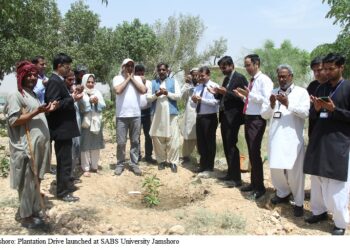 SABS UNIVERSITY JAMSHORO LAUNCHES PLANTATION DRIVE IN COLLABORATION WITH ALLIED BANK LIMITED