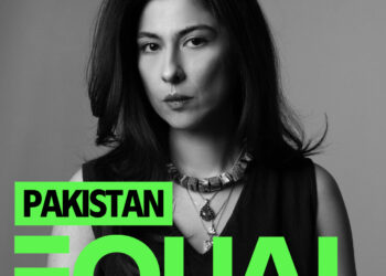 Meesha Shafi brightens up Times Square as Spotify’s EQUAL Pakistan Ambassador