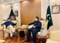 Ali Pesnani Meet with Governor KPK at Islamabad