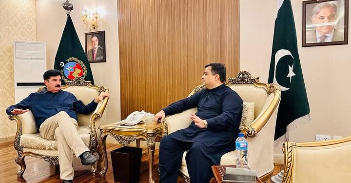 Ali Pesnani Meet with Governor KPK at Islamabad