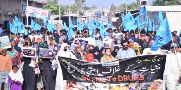PFF mass rally demands stern action against drug mafia