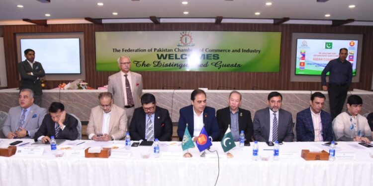 10-Country ASEAN Trade Delegation Visited FPCCI Atif Ikram Sheikh, President FPCCI