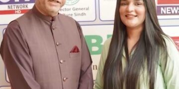 Junaid A. Khan President All Pakistan Media Alliance congratulations Miss. Maida Siddiqui