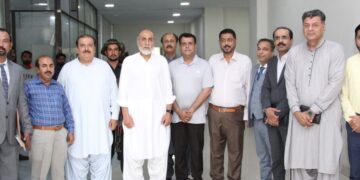 VISIT OF HONORABLE FEDERAL MINISTER FOR SCIENCE AND TECHNOLOGY MR. KHALID HUSSAIN MAGSI AT P?S?Q?C?A? COMPLEX, KARACHI.