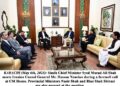 Sindh Chief Minister Syed Murad Ali Shah,Meets Iranian Consul General Mr. Hassan Nourian