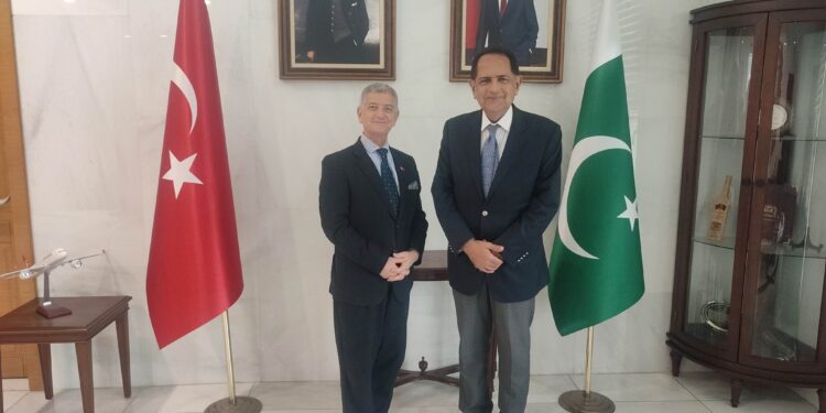 Zubair Haider Shaikh, called on His Excellency Mr. Cemal Sangu, Consul General