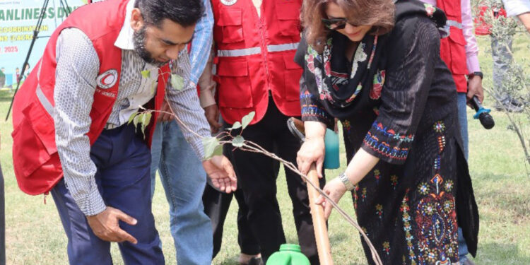 PRCS Promotes Green Action with Plantation and Cleanliness Drive in Islamabad