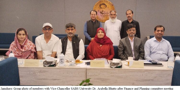 SABS UNIVERSITY JAMSHORO HOLDS 7 th FINANCE AND PLANNING COMMITTEE MEETING, APPROVES REVISED BUDGET ESTIMATES FOR 2025–26.