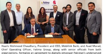 Mobilink Bank and Fatima Fertilizer partner to provide access to finance to empower the agri-community
