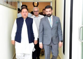 Danish Aman Chairman Pakistan Tanners Association SZ hosts honourable Minister of Industries :