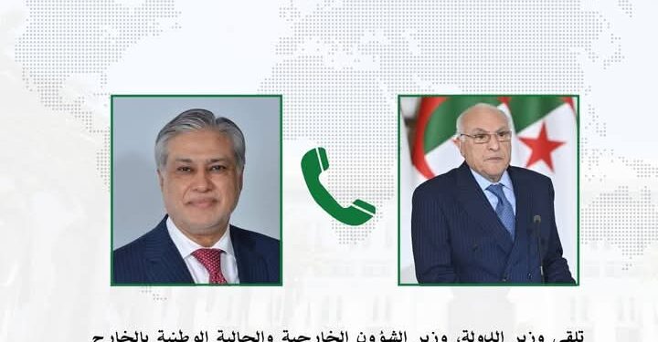 Pak Dy PM, and FM called Algerian FM 