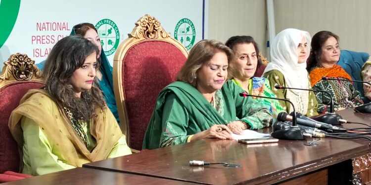 Addressing a press conference at the Islamabad Press Club,