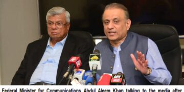 MEDIA TALK OF FED. MINISTER COMMUNICATIONS A. ALEEM KHAN