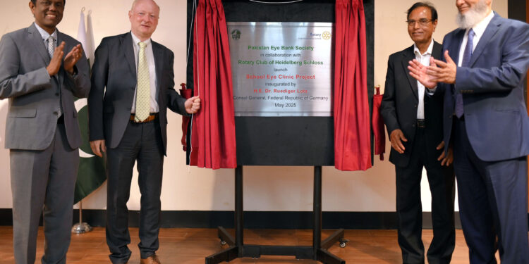 Pakistan Eye Bank Society embarks on massive Eye screening project for school children