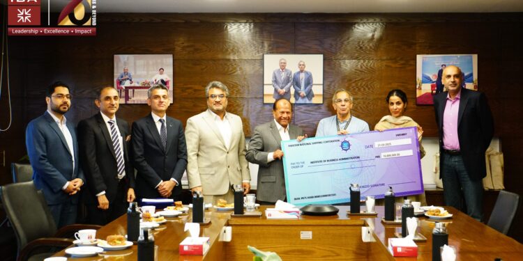 “IBA KARACHI HAS JOINED HANDS WITH PNSC TO  SUPPORT FUTURE LEADERS THROUGH SCHOLARSHIP ENDOWMENT”