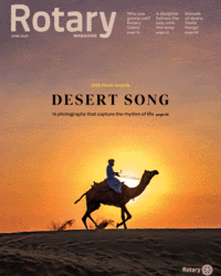 Rotary is a great global connector — more than 1.2 million people of all backgrounds coming together in friendship and service.