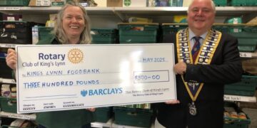 Donation to the King’s Lynn Food Bank
