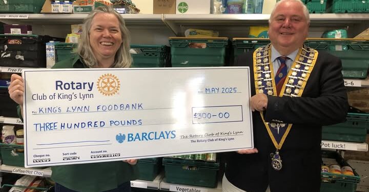 Donation to the King’s Lynn Food Bank