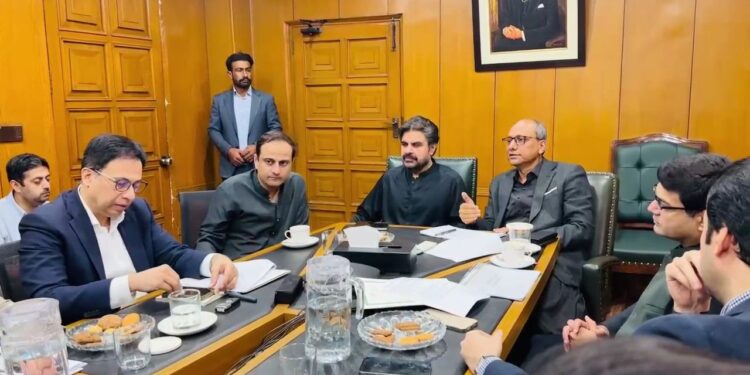 Sindh Energy Minister Nasir Shah holds high-level review meeting with Local Government Minister Saeed Ghani on making Sewage Treatment Plant-I fully operationa