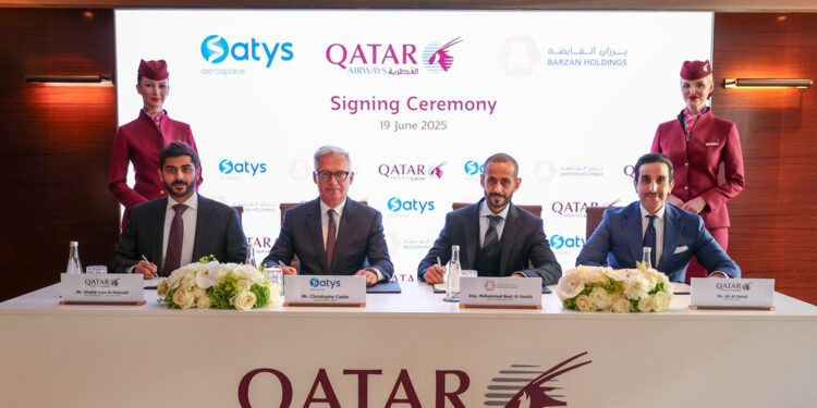 Qatar Airways, Barzan Holdings, and Satys Aerospace Partner to Establish Satys’ First Widebody Aircraft Painting Facility in the Region in Qatar