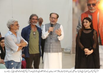 Arts Council of Pakistan Karachi organized an evening with Renowned Painter Masood A. Khan