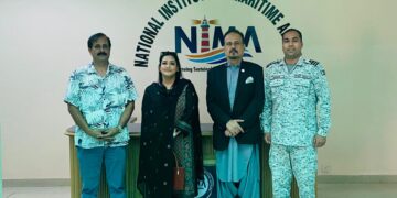 Changgaiz Khan had a meeting  with M Masud Akram SI(M), S Bt(Retd), Director NIMA (National Institute of Maritime Affairs)