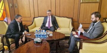 Senator Saleem Mandviwalla, Chief Whip Senate, met with the Russian Ambassador