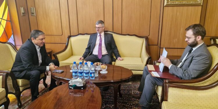 Senator Saleem Mandviwalla, Chief Whip Senate, met with the Russian Ambassador