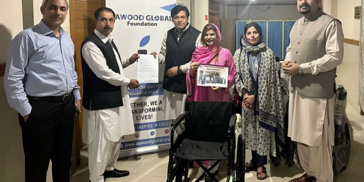 Dawood Global Foundation Distribute 154 Wheelchairs at Quetta Bugti