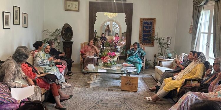 A high-powered meeting comprising women activist organisations was held here to discuss the current situation in the region, with particular emphasis on Gaza.