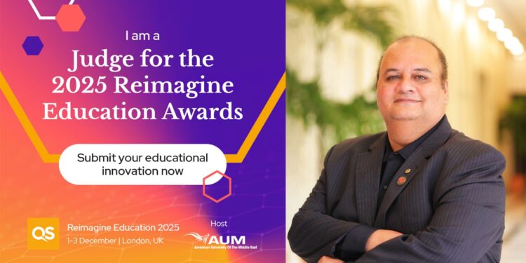 Visionary Education Leader & Mentor: Syed Kashif Rafi to serve on Judging Panel of Prestigious 12th QS Reimagine Education Awards 2025