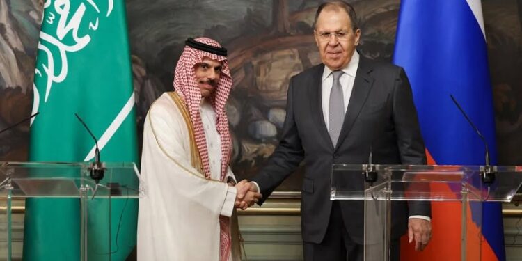 Minister of Foreign Affairs of the Russian Federation S.Lavrov held talks with the Minister of Foreign Affairs of the Kingdom of Saudi Arabia Faisal Ben Farhan Al Saud, who is in Moscow on a working visit.