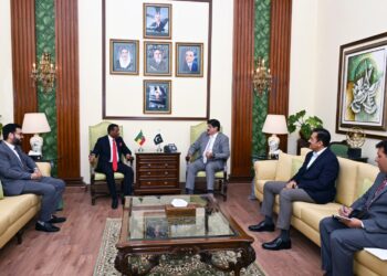 Syed Murad Ali Shah, and Ambassador of Ethiopia, H.E. Dr. Jemal Baker Abdullah, for a productive meeting at CM House,
